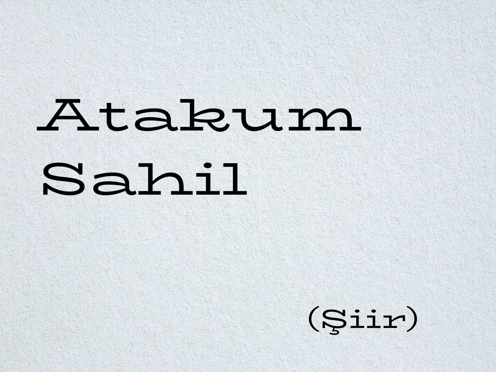 Atakum Sahil