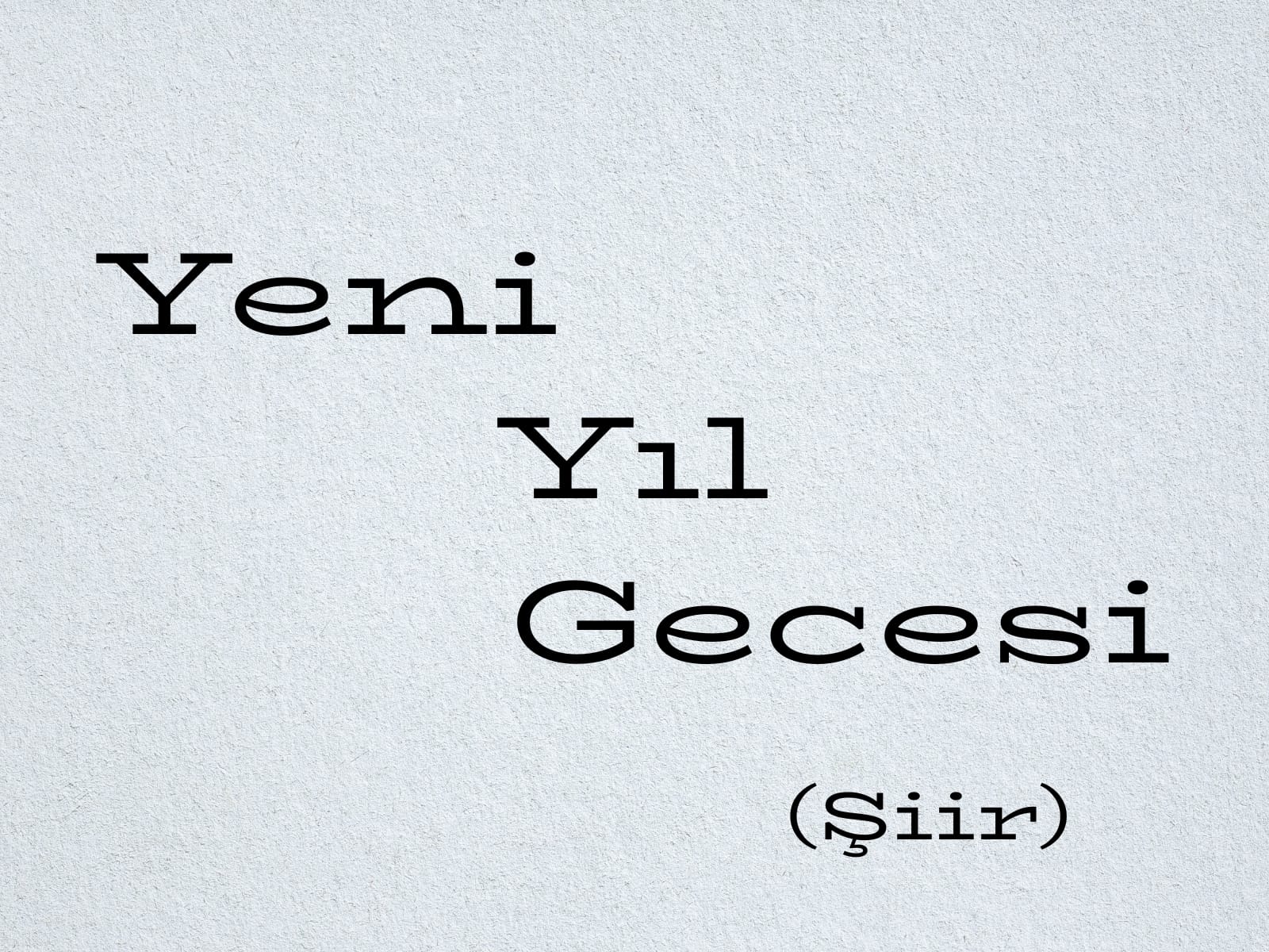 Yeni Yıl Gecesi